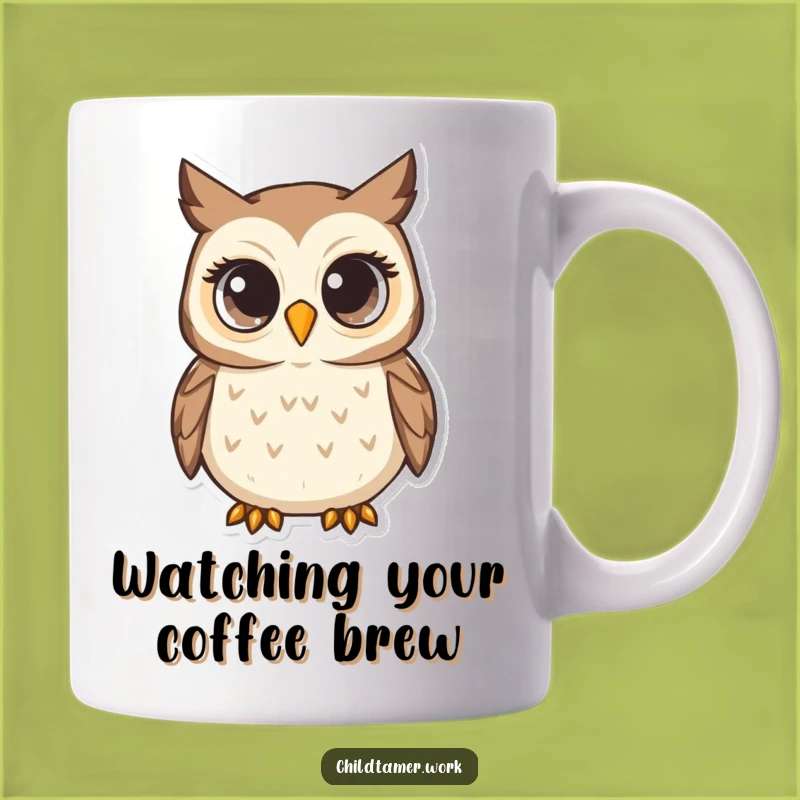 Funny Owl Wisdom Mug: Attentive Watcher, Perceptive & Hilarious Coffee Cup Gift