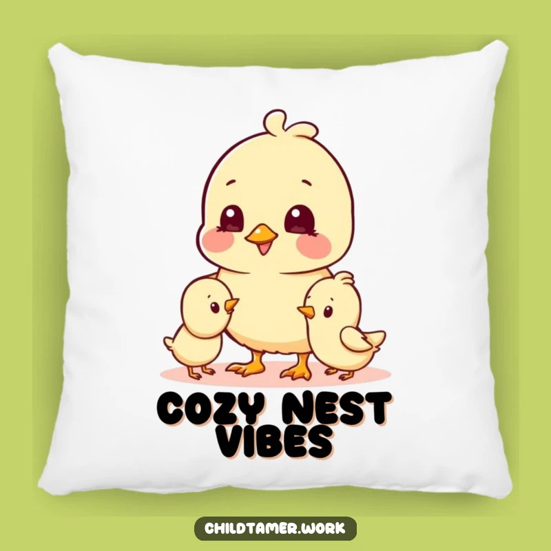 Funny Chick Pillow: Cheerful Friends, Soft Comfort & Hilarious Decor