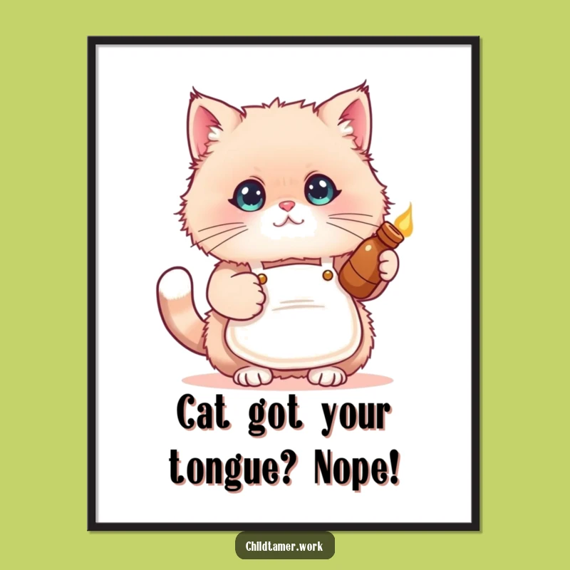 Free Printable Wall Art: Cozy Cat Comfort, Funny Downloadable Decor